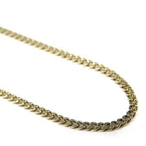 Classic Everyday 10K Gold Chain, Solid Gold Long Necklace, Unisex Everyday Chain